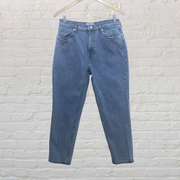 Everlane Original Cheeky Jean 29 Crop Organic Cotton High Rise Vintage Wash - Picture 3 of 15